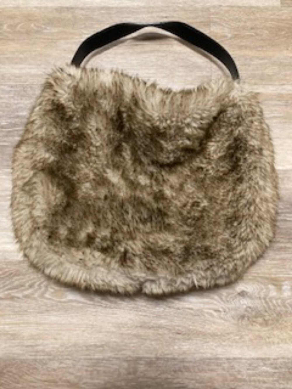 Faux Fur Slouchy Bag